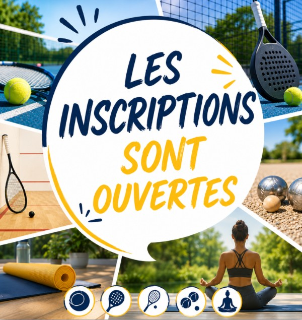 Les inscriptions pour la saison 2026-2027 sont ouvertes !